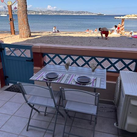 French Riviera 1 Bedroom On The Beach Facing Cannes Théoule-sur-Mer Exteriör bild